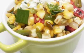 Spicy and creamy corn dish with a Mexican twist