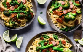 Spicy and Flavorful Chorizo and Broccoli Rabe Pasta Recipe
