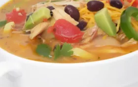 Spicy and Flavorful Southwestern Turkey Soup Recipe