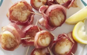 Spicy Bacon-Wrapped Scallops