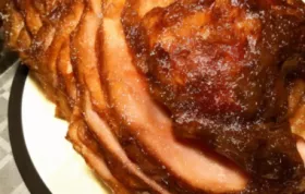 Spicy Chipotle Pineapple Glazed Ham