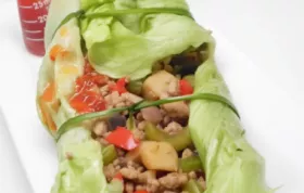 Spicy Lettuce Rolls - A Refreshing and Healthy Appetizer