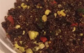 Spicy Quinoa, Bean, and Pepper Salad