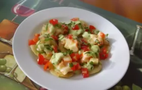 Spicy Shrimp and Jalapeno Nachos