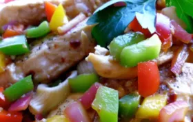 Spicy Thai-Style Chicken Pasta with Fresh Vegetables