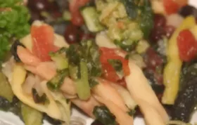 Spinach and Black Bean Pasta