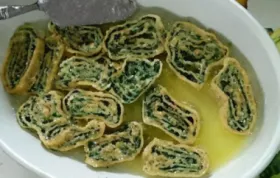 Spinach and Ricotta Lasagna Rolls