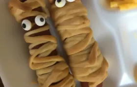 Spooky and Fun Hot Dog Mummies Recipe