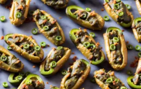 Spooky Baked Mummy Jalapeno Poppers