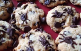 Spooky Halloween Chocolate Chip Cookies with Spiders