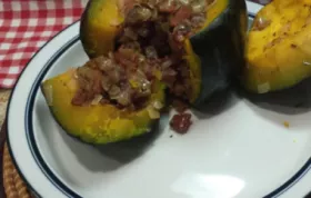 Squash Stuffed with Dates and Onion
