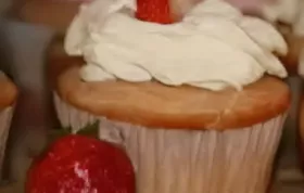 Strawberry Compote Cupcakes