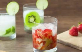 Strawberry-Kiwi Caipirinha