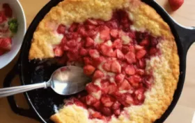 Strawberry Spoon Cake