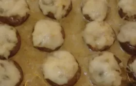 Stuffed Mushrooms with Swiss Cheese