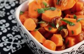 Sweet and savory carrot-tzimmes recipe for a flavorful side dish