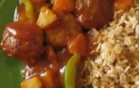 Sweet and Sour Pork Patties Recipe