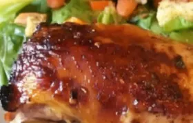 Sweet and tangy balsamic marinated chicken breasts