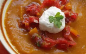 Sweet Potato and Salsa Soup