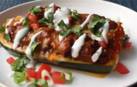 Taco Stuffed Zucchini Boats