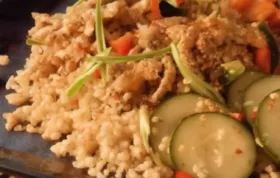 Taiwanese Ground Pork and Pickled Cucumbers