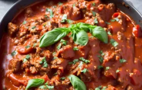 Tami's Red Sauce Bolognese Tomato Sauce with Ground Beef