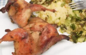 Tasty and Quick Grilled Quail Recipe
