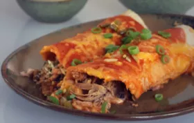 Tequila Slow-Cooked Beef Enchiladas