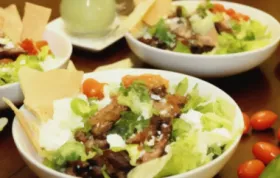 Tex-Mex Beef Bowl with Creamy Avocado Cilantro Dressing