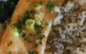 Thai-inspired Fish Filet in Creamy Coconut Curry Sauce