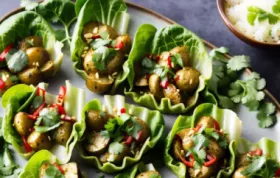 Thai Lettuce Cups with Red Curry Potatoes