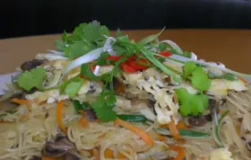 Thai Style Shrimp Fried Noodles Recipe
