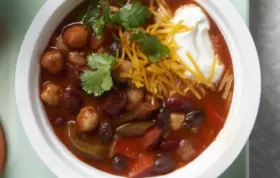 Three-Bean Vegetarian Chili