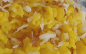 Toasted Coconut Yellow Rice