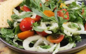 Tomato-Fennel-and-Watercress Salad