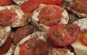 Tomato-Mozzarella Salad with Balsamic Reduction