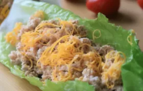 Tuna Lettuce Wraps