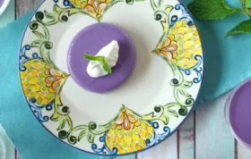 Ube Panna Cotta