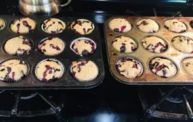 Vegan Blueberry Muffins with Applesauce