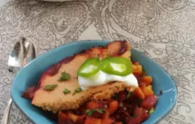 Veggie Chili Cornbread Casserole