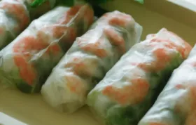 Vietnamese Fresh Spring Rolls