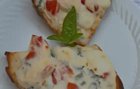 Warm and Creamy Baked Cheese Spread