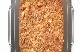Warm and Nutritious Apple Crumble Baked Oatmeal