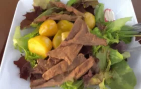 Warm Steak and Potato Salad