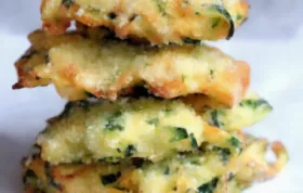 Zucchini-Parmesan Cheese Fritters - A Delicious and Easy Appetizer Recipe